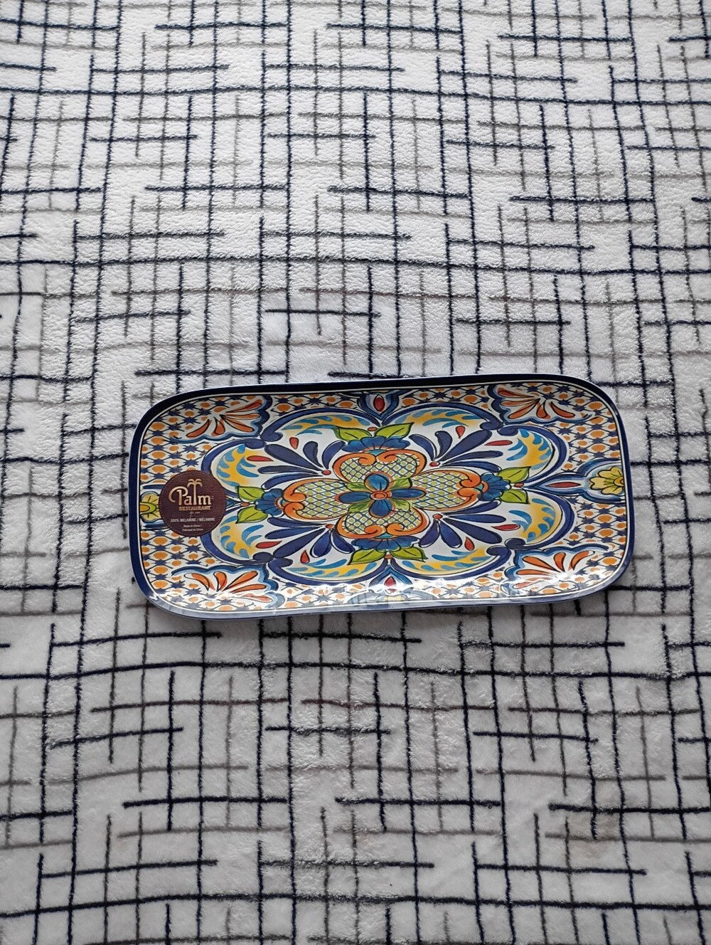 Palm Restaurant 100% Melamine Rectangular Plate